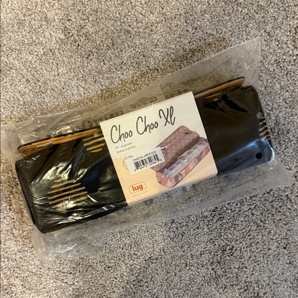 New. Lug. Choo choo XL. Hearts gold